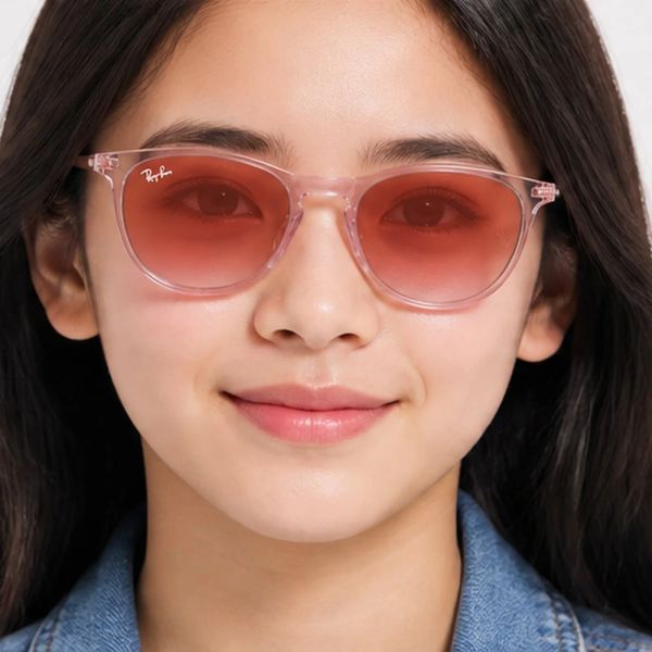 Kính mát trẻ em Rayban Junior RJ9060SF 7226V0 - Tím trong suốt