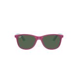 Kính mát trẻ em Rayban Junior RJ9077S 719271 - Hồng cánh sen phối cao su xanh da trời