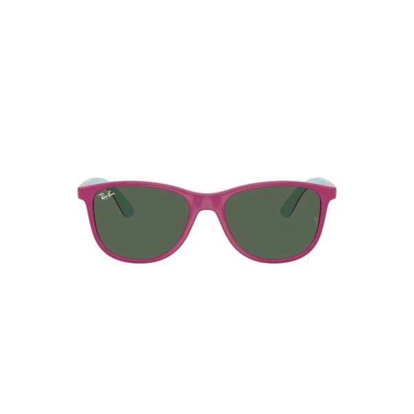 Kính mát trẻ em Rayban Junior RJ9077S 719271 - Hồng cánh sen phối cao su xanh da trời