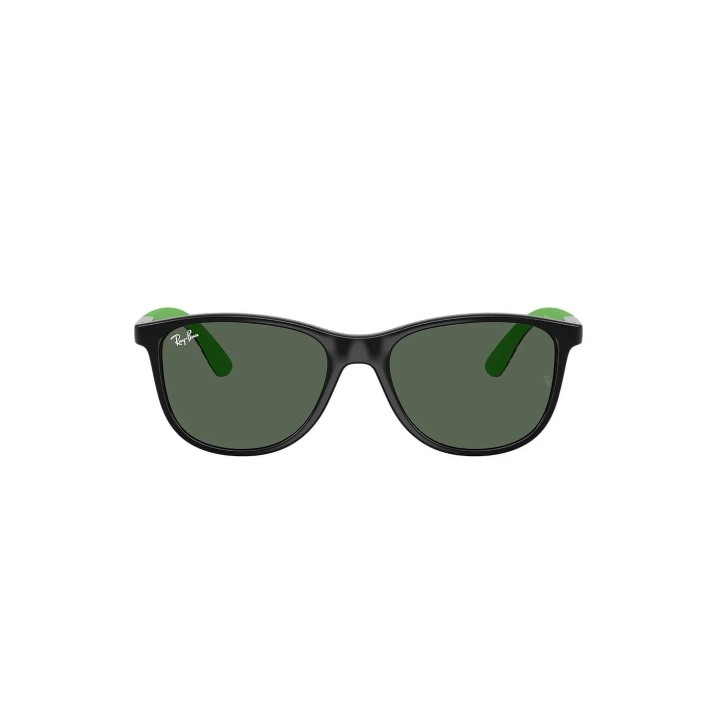 Kính mát trẻ em Rayban Junior RJ9077S 719371 - Đen phối cao su xanh lá