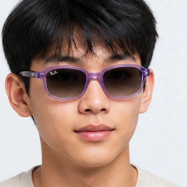 Kính mát trẻ em Rayban Junior RJ9132SF 719911 - Tím trong suốt