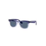 Kính mát trẻ em Rayban Junior RJ9140SF 721280 - Xanh dương phối xanh dương trong suốt
