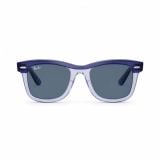 Kính mát trẻ em Rayban Junior RJ9140SF 721280 - Xanh dương phối xanh dương trong suốt