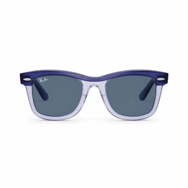 Kính mát trẻ em Rayban Junior RJ9140SF 721280 - Xanh dương phối xanh dương trong suốt