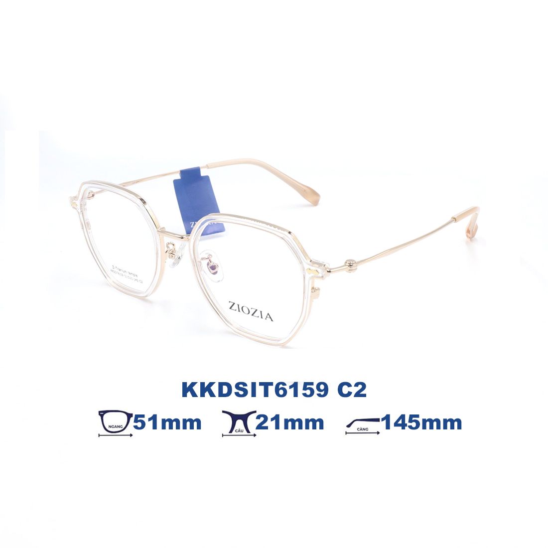  Gọng kính Ziozia KKDSiT6159 C2 