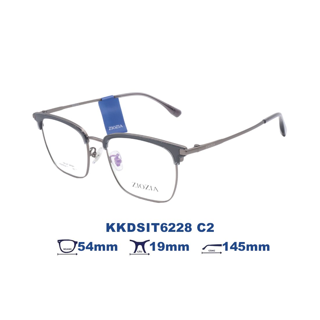  Gọng kính Ziozia KKDSIT6228 C2 