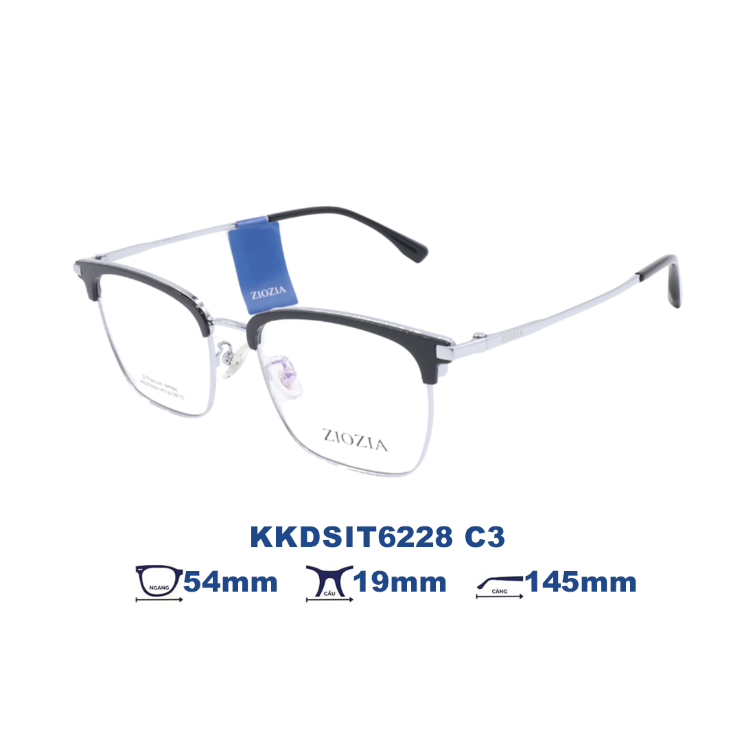  Gọng kính Ziozia KKDSIT6228 C3 