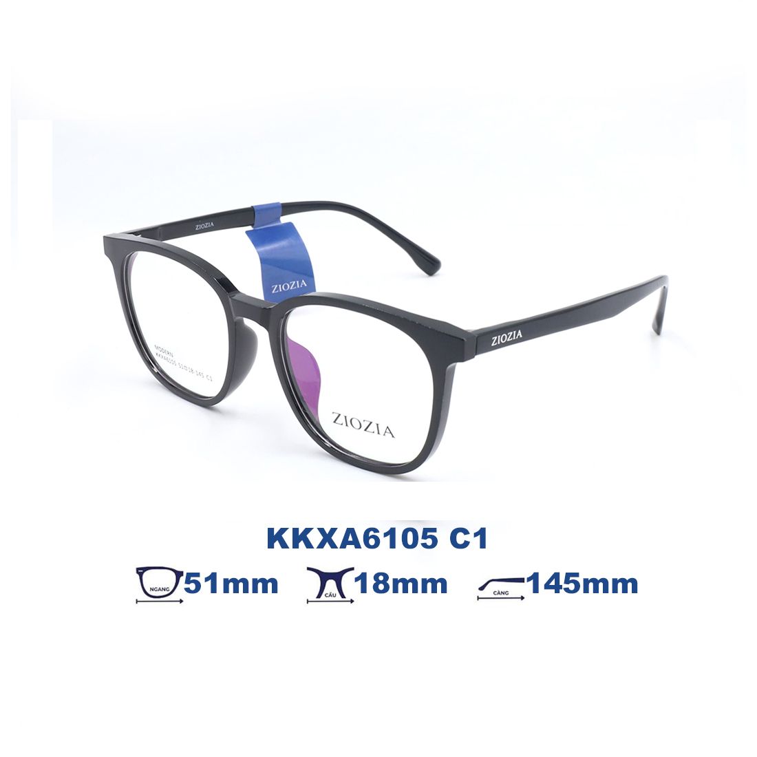  Gọng kính Ziozia KKXA6105 C1 