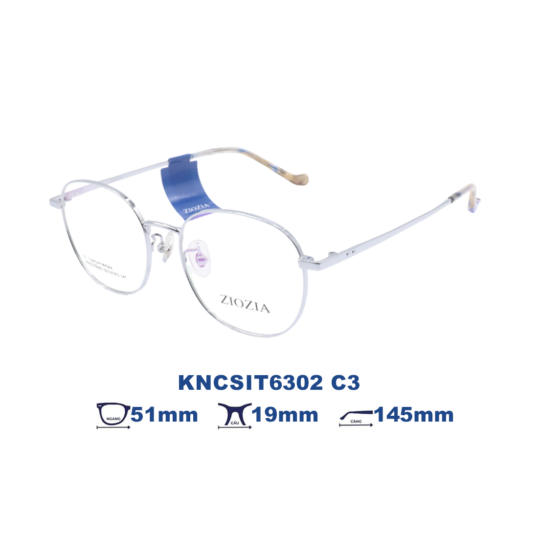  Gọng kính Ziozia KKNCSIT6302 C3 