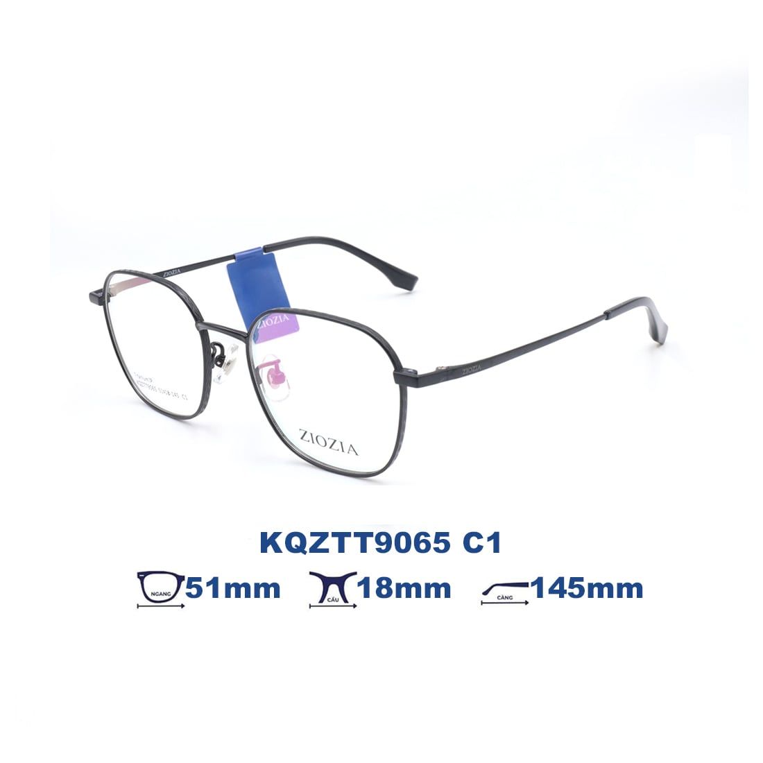  Gọng kính Ziozia KQZTT9065 C1 