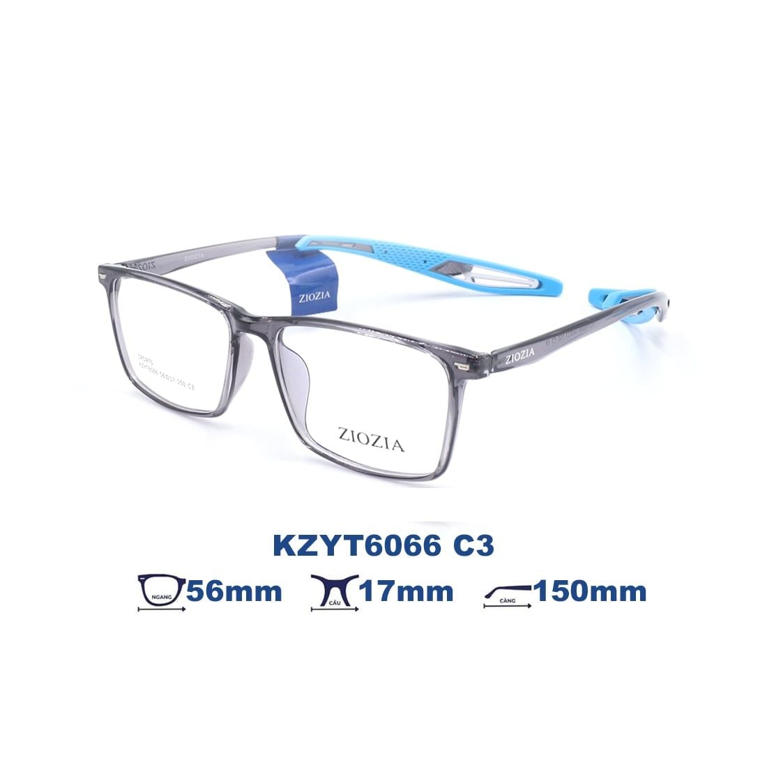  Gọng kính Ziozia KZYT6066 C3 