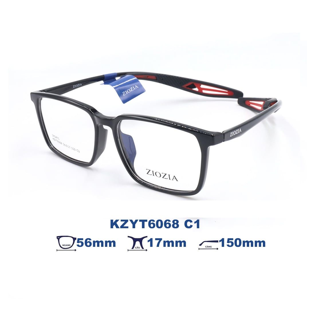  Gọng kính Ziozia KZYT6068 C1 
