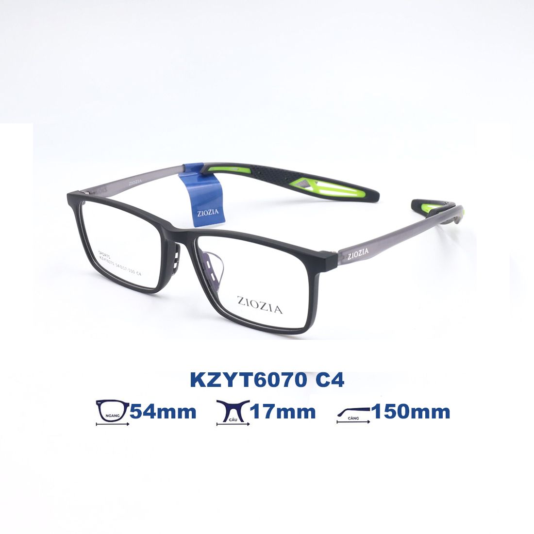  Gọng kính Ziozia KZYT6070 C4 