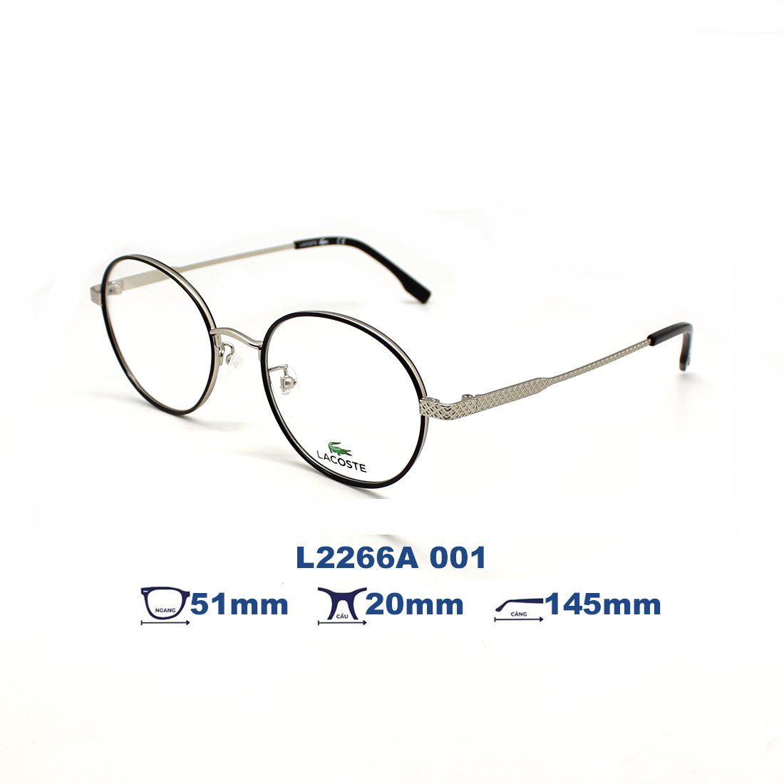  Gọng kính LACOSTE L2266A 001 