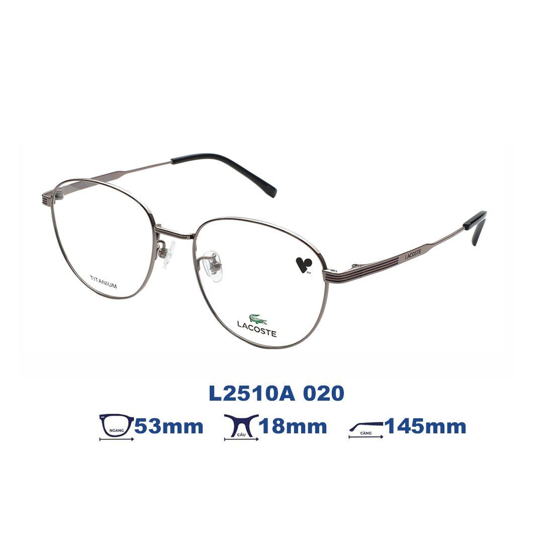  Gọng kính LACOSTE L2510A 020 