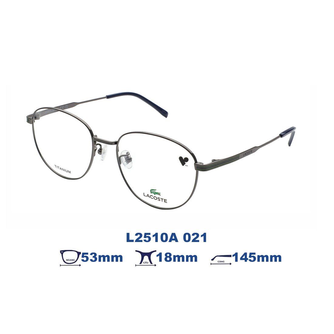  Gọng kính LACOSTE L2510A 021 