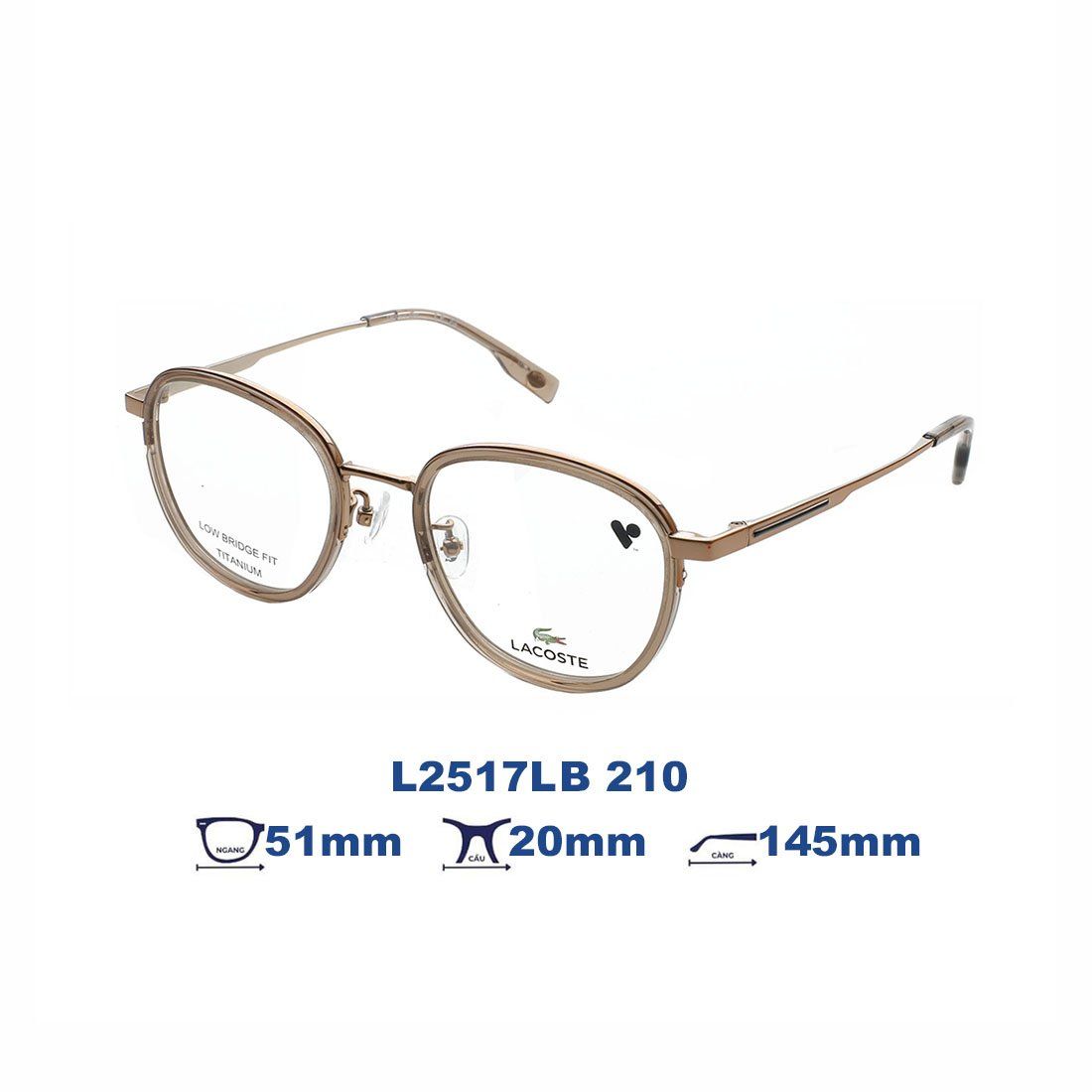  Gọng kính LACOSTE L2517LB 210 