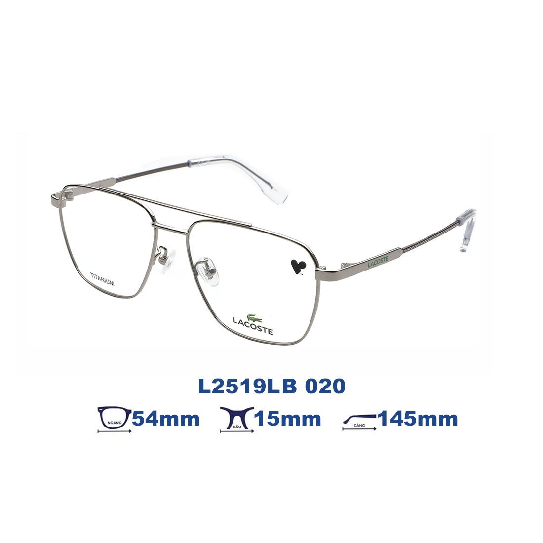  Gọng kính LACOSTE L2519LB 020 