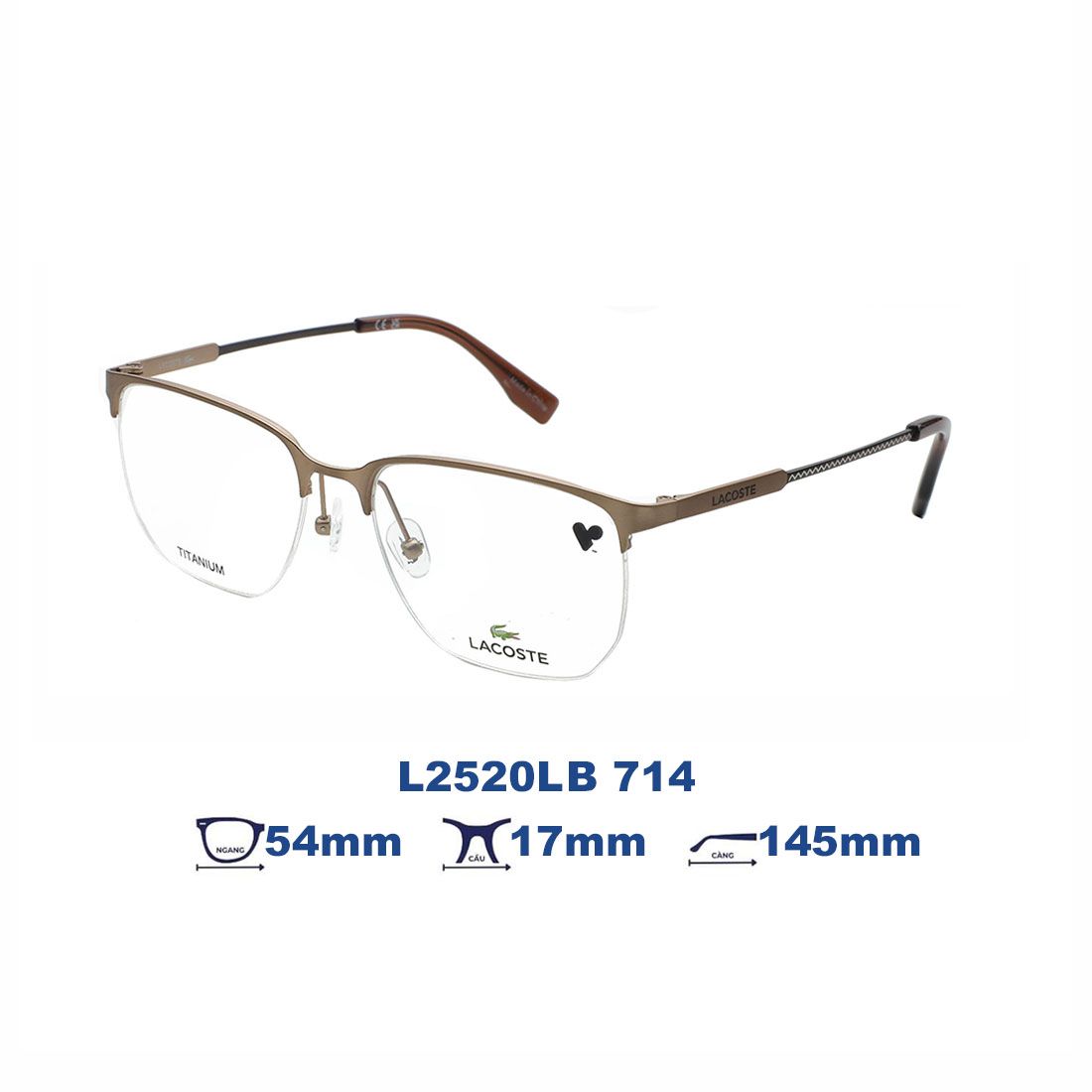  Gọng kính LACOSTE L2520LB 714 