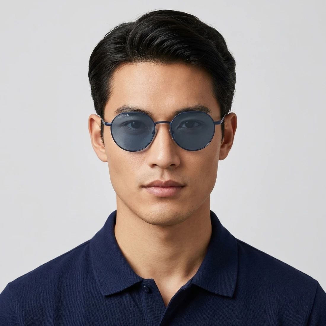 Kính mát Lacoste L268S 410 – người mẫu đeo kính