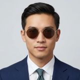 Kính mát Lacoste L268S 710 – người mẫu đeo kính