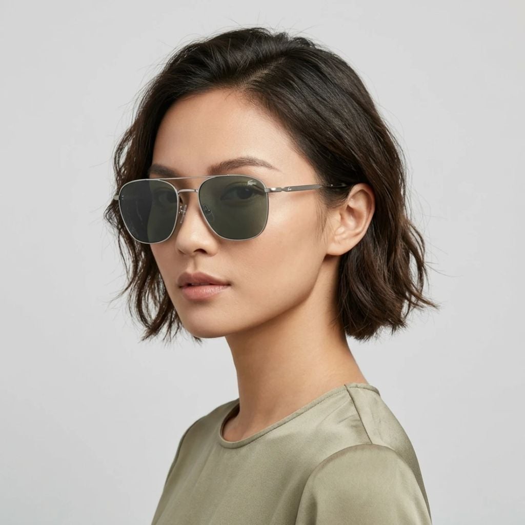 Kính mát Lacoste L269S 046 – người mẫu đeo kính