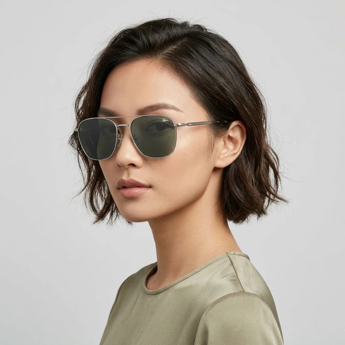 Kính mát Lacoste L269S 046 – người mẫu đeo kính