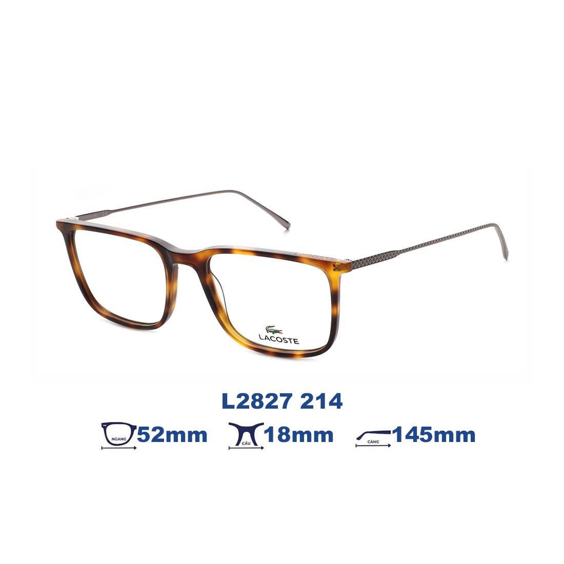  Gọng kính LACOSTE L2827 214 