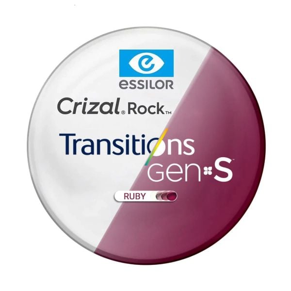 Tròng kính đơn tròng đổi màu Essilor Gen S với 8 màu thời trang váng Crizal