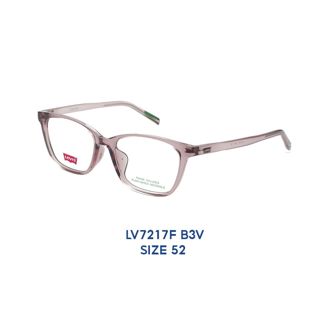 Gọng kính LEVI’S LV7217F B3V màu hồng trong suốt