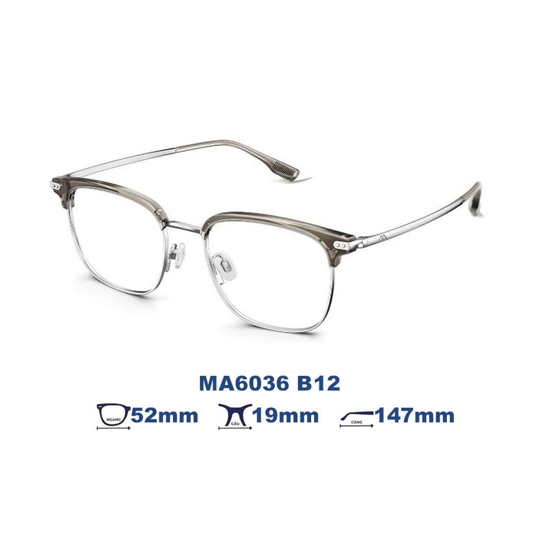 Gọng kính MOLSION MA6036 B12
