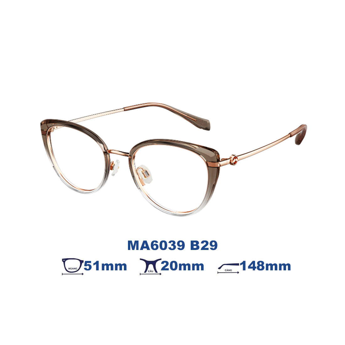 Gọng kính MOLSION MA6039 B29 