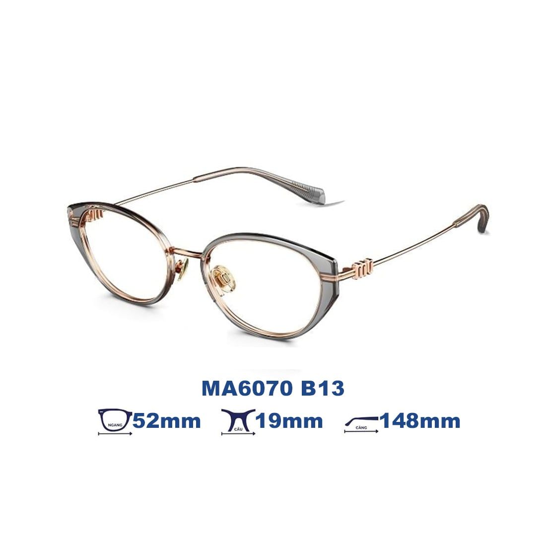 Gọng kính MOLSION MA6070 B13