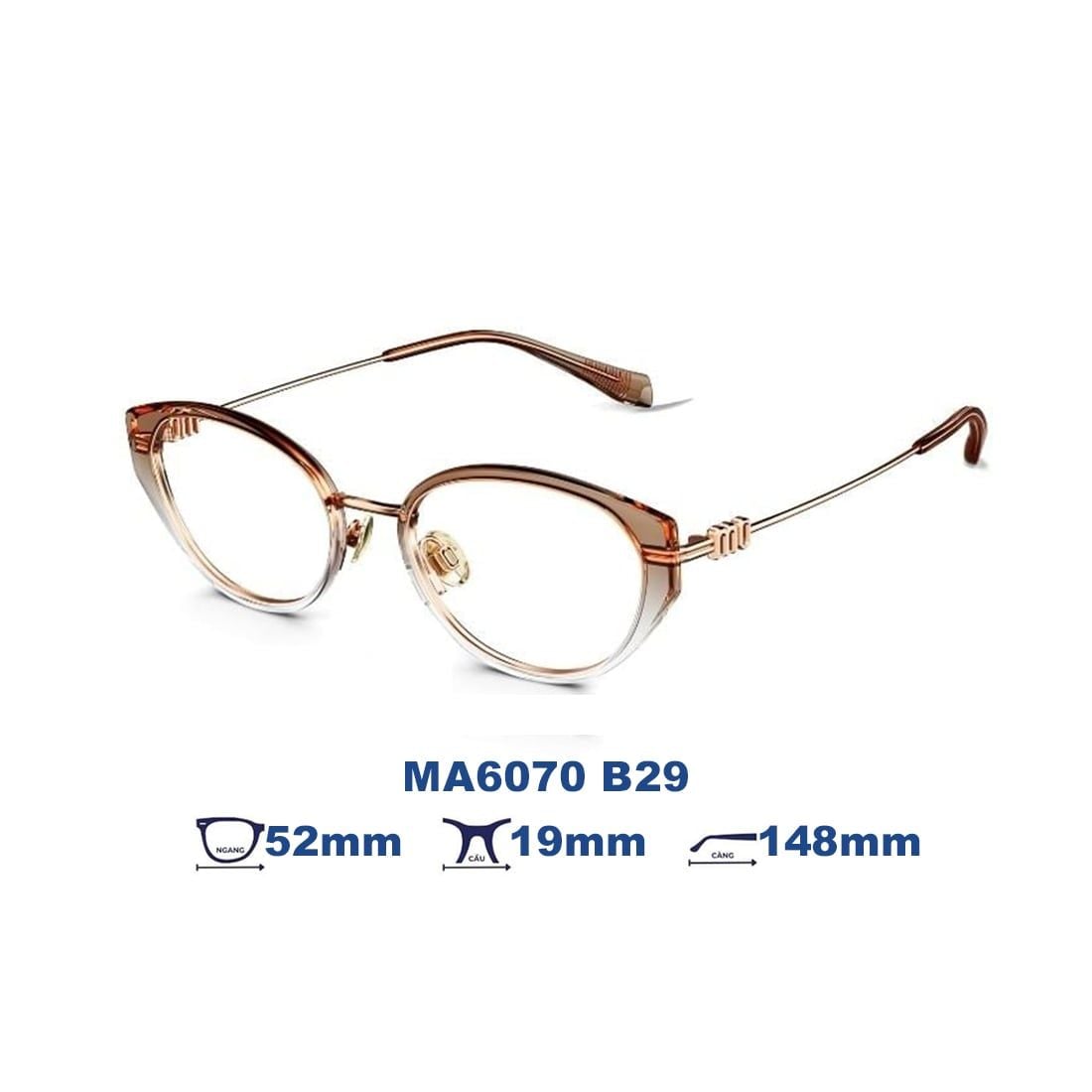 Gọng kính MOLSION MA6070 B29