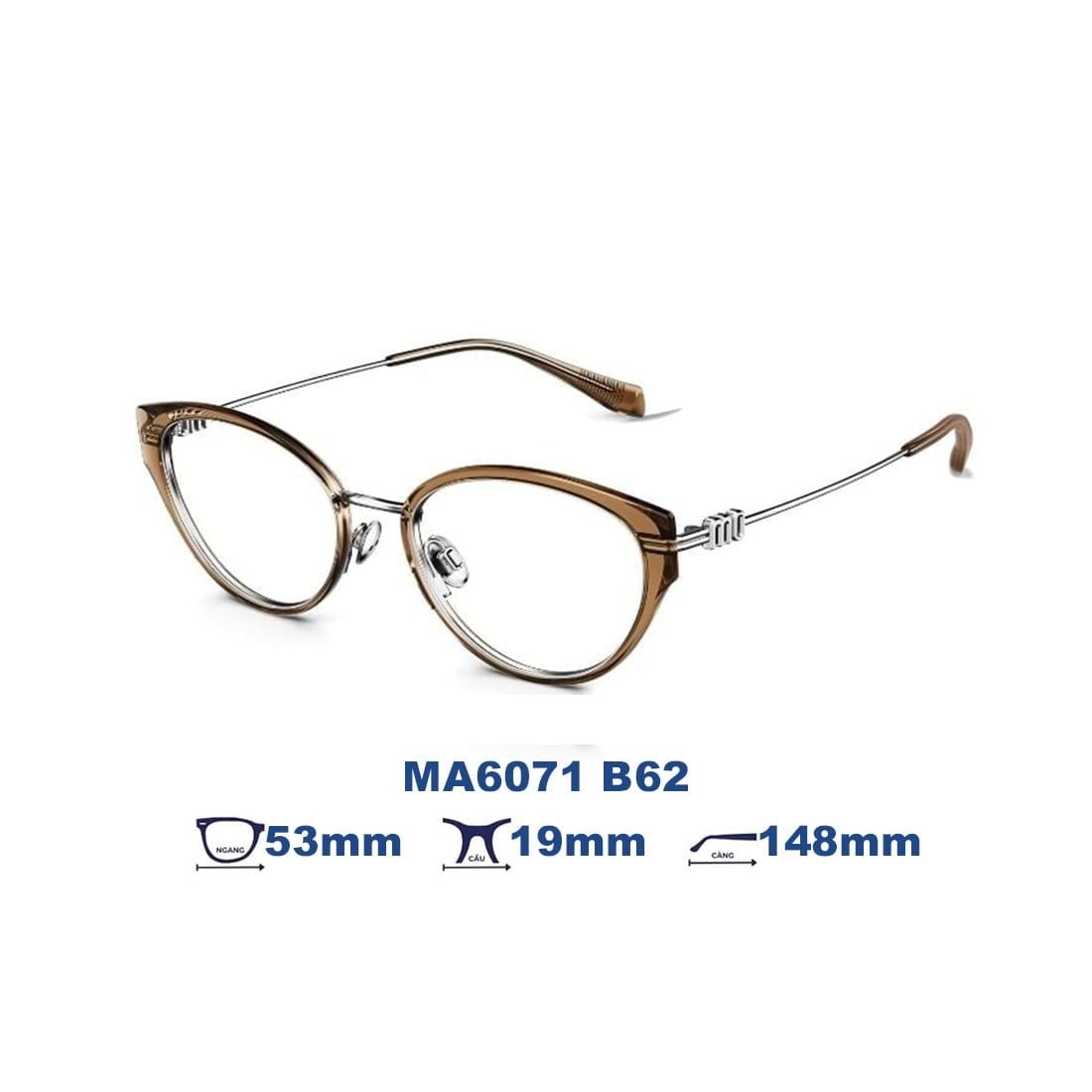  Gọng kính MOLSION MA6071 B62 