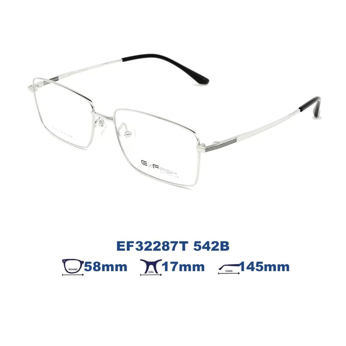 Gọng kính EXFASH EF32287T 542B
