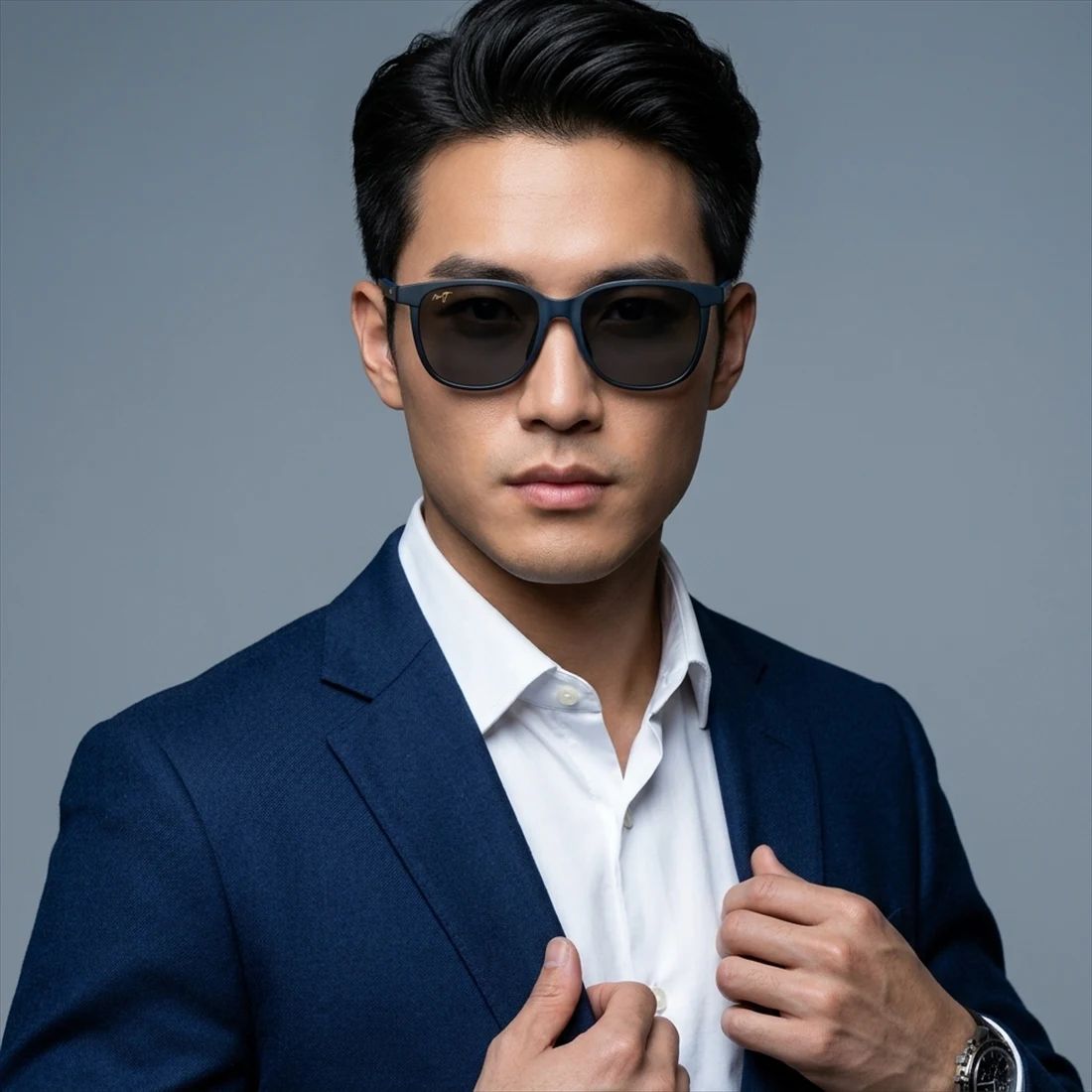 Kính mát MAUI JIM MJ650 03 – người mẫu đeo kính