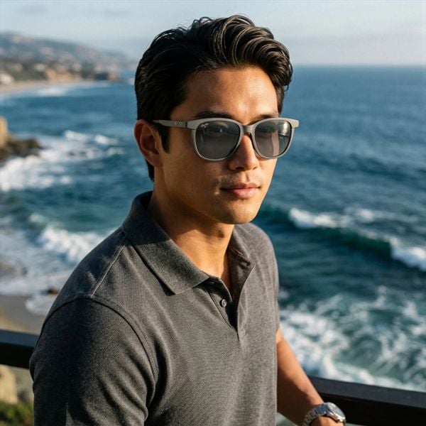 Kính mát MAUI JIM MJ650 14 – người mẫu đeo kính