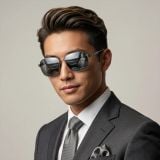 Kính mát MAUI JIM MJ651 02-DSB – người mẫu đeo kính