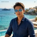 Kính mát MAUI JIM MJ651 17-DSB – người mẫu đeo kính