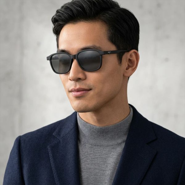Kính mát MAUI JIM MJ654 02 – người mẫu đeo kính