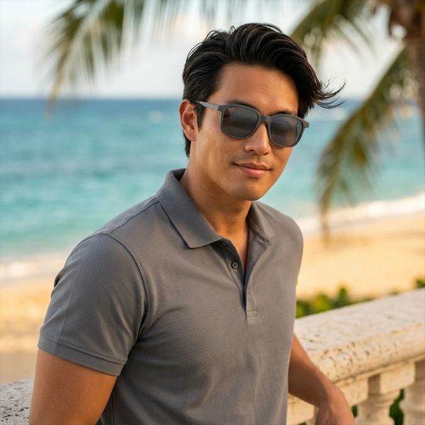Kính mát MAUI JIM MJ654 14 – người mẫu đeo kính