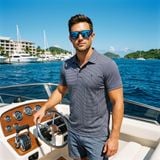 Kính mát MAUI JIM Red Sands MJ432N 2M – người mẫu đeo kính