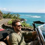 Kính mát MAUI JIM Honokalani MJ455 10-H – người mẫu đeo kính