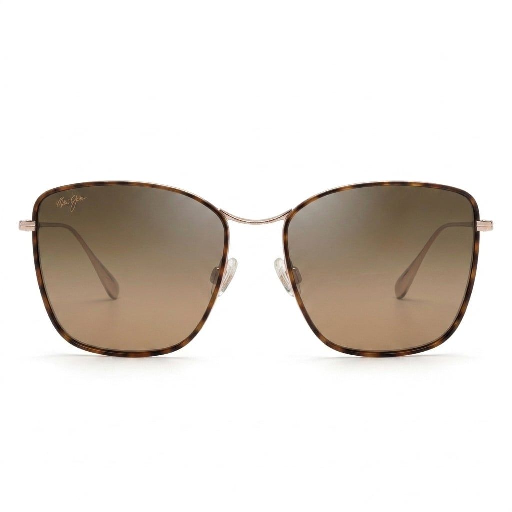 Kính mát MAUI JIM Tiger Lily MJ561 10-HS – ảnh chính diện trên nền trắng