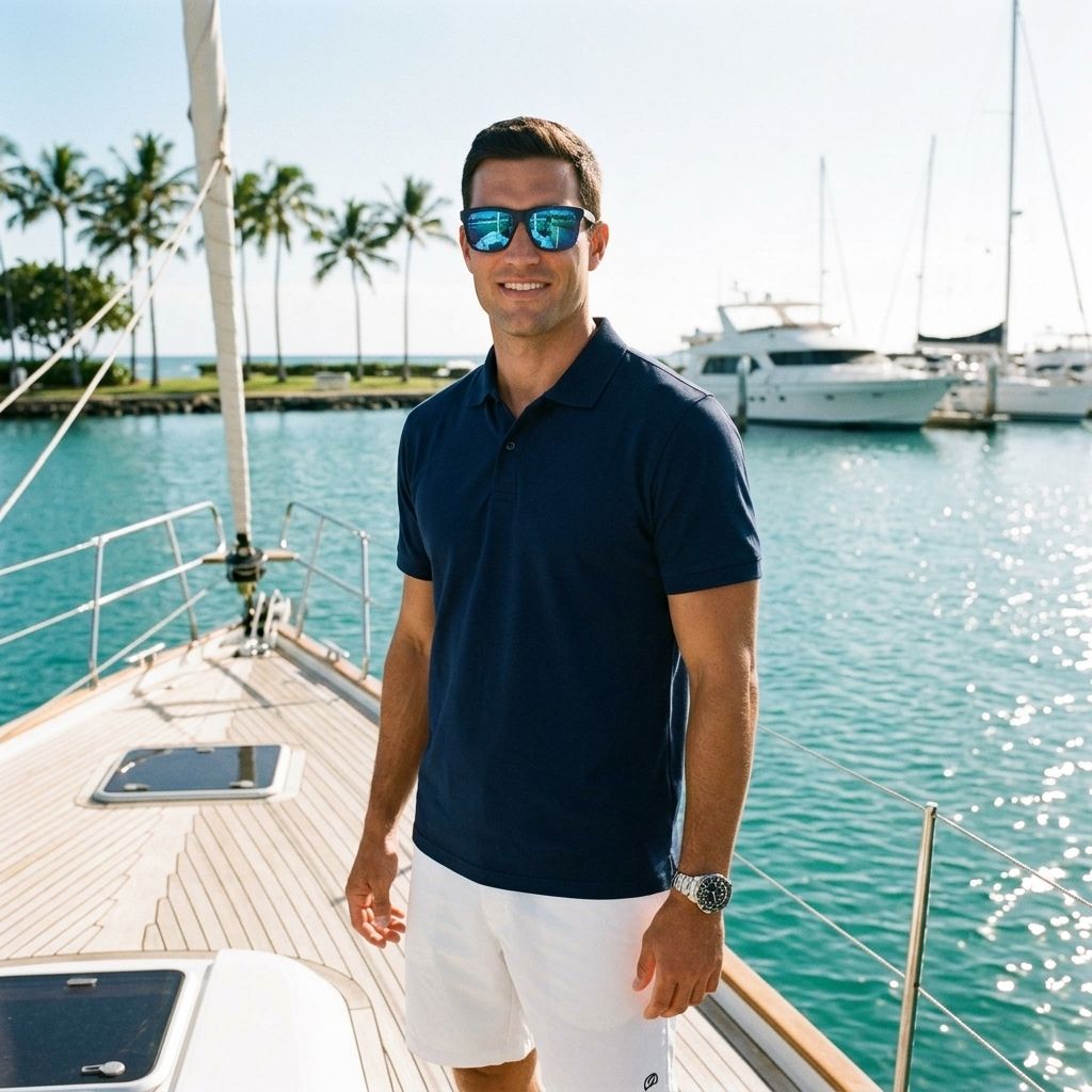 Kính mát MAUI JIM Pailolo MJ603 03-B – người mẫu đeo kính