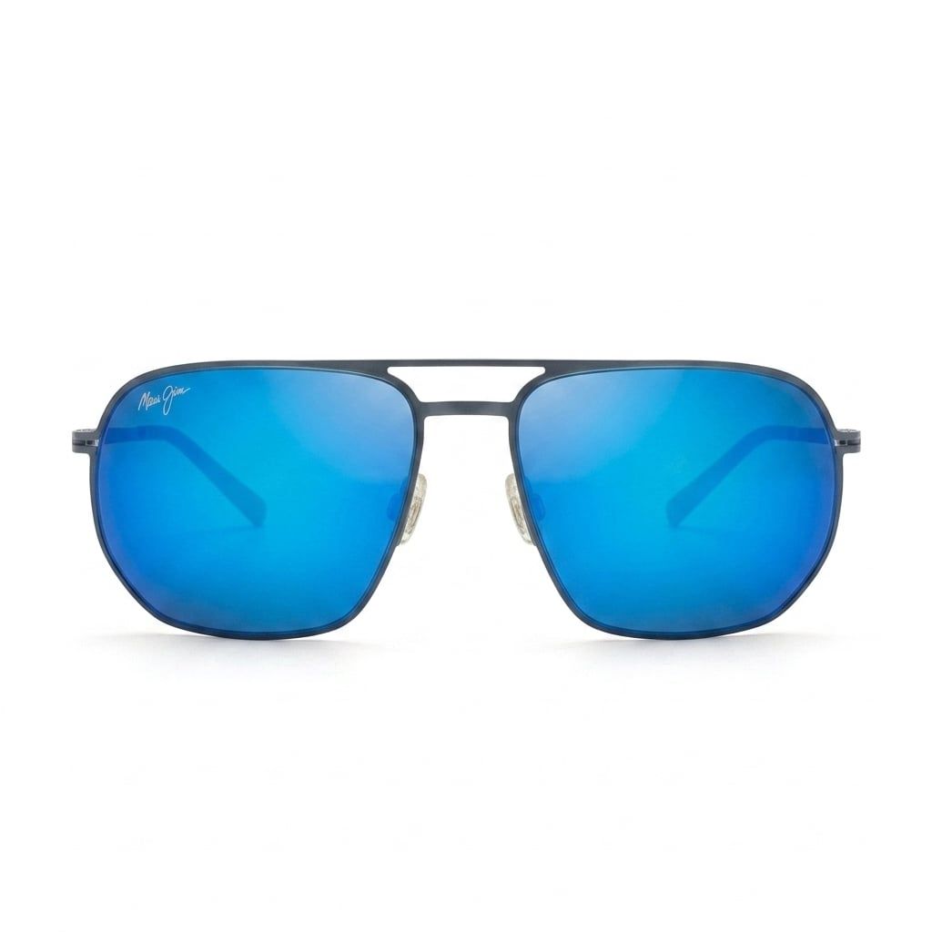 Kính mát MAUI JIM Shark's Cove MJ605 03-B – ảnh chính diện trên nền trắng