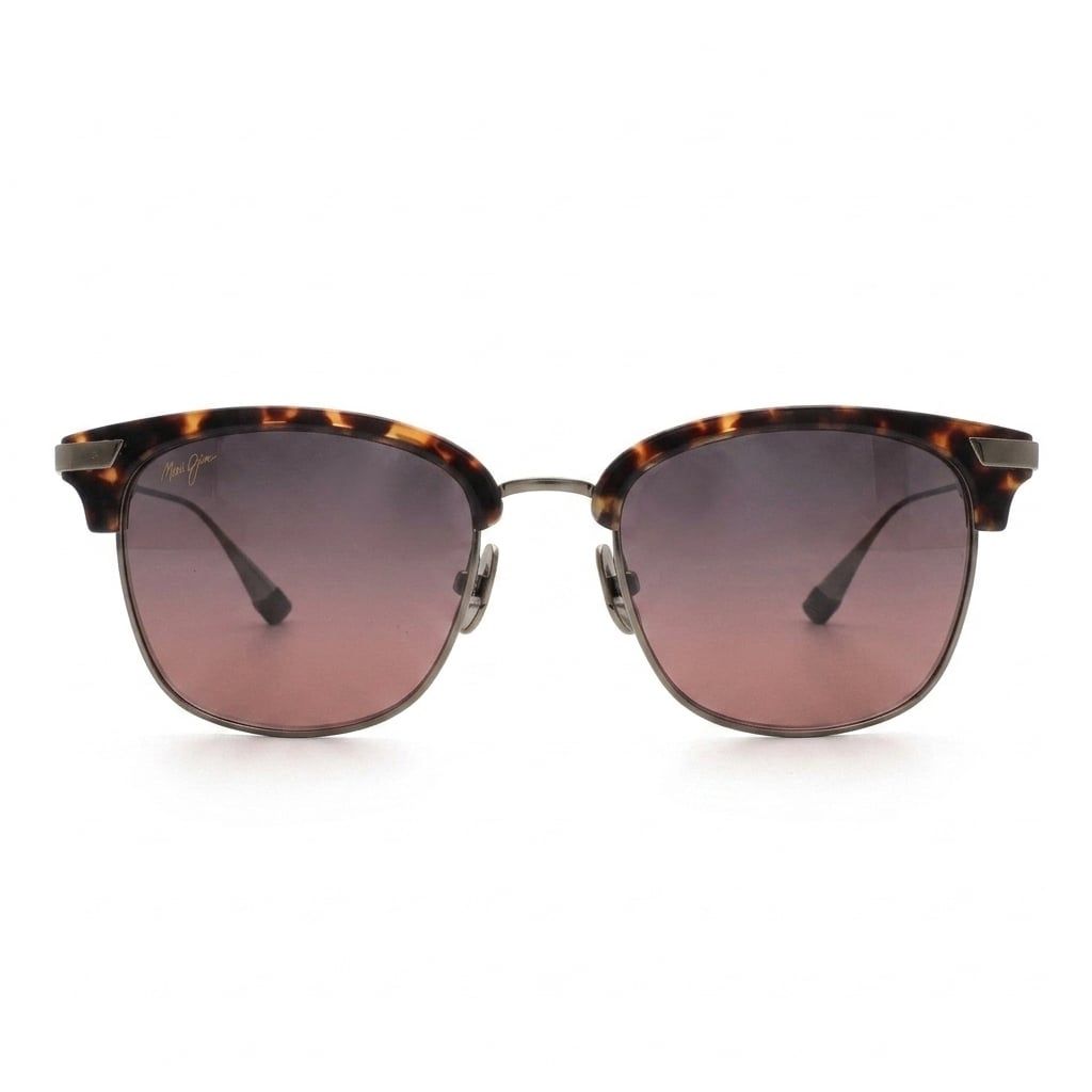 Kính mát MAUI JIM Kalaunu Asian Fit MJ629 10A-RS – ảnh chính diện trên nền trắng