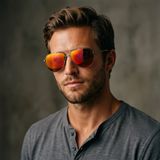 Kính mát MAUI JIM Waiwai MJ634 17-RM – người mẫu đeo kính