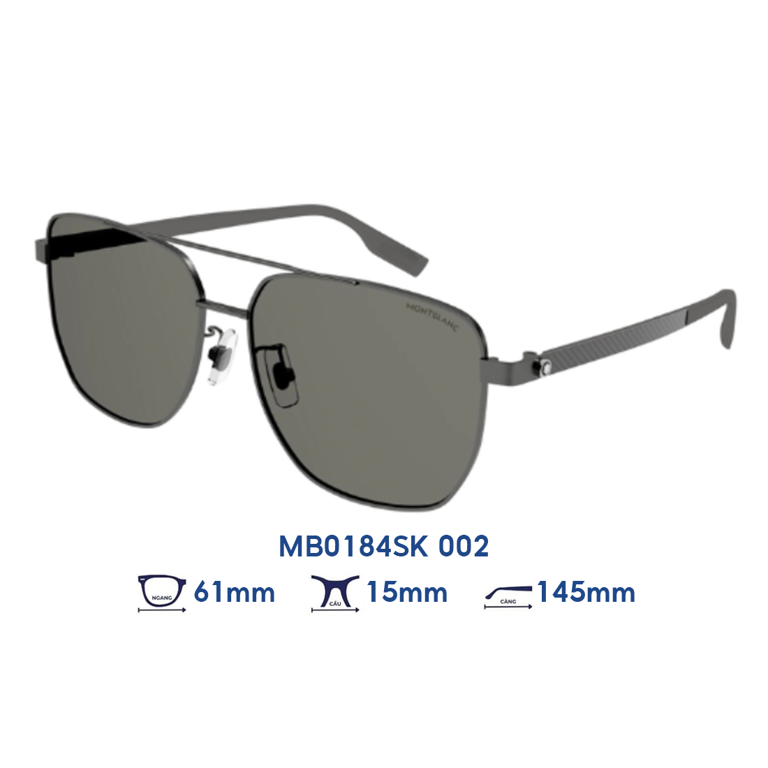  Kính mát MONTBLANC MB0184SK 002 